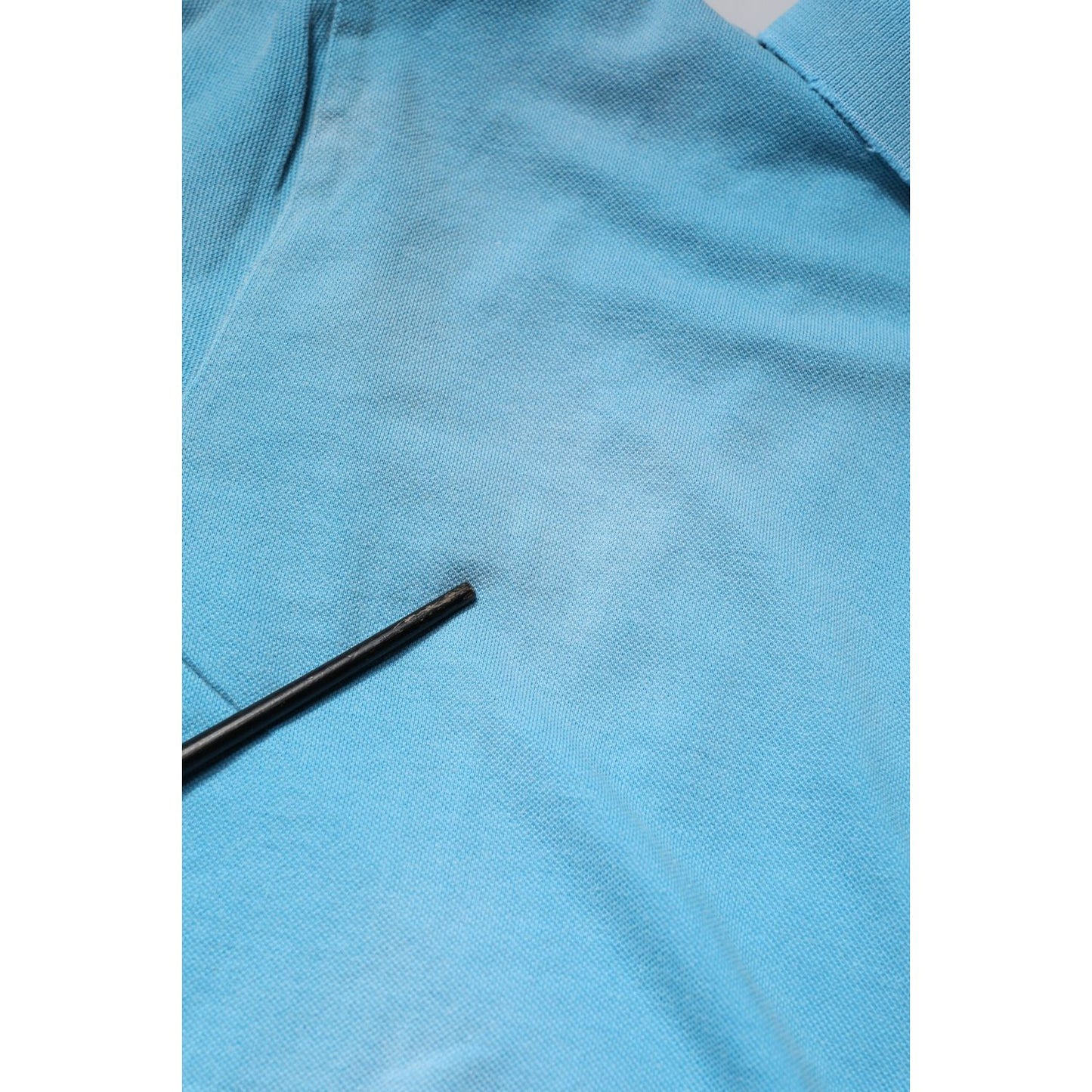 Dolce & Gabbana Blue Cotton Crown Collared Men Polo T-shirt TSH90007-46
