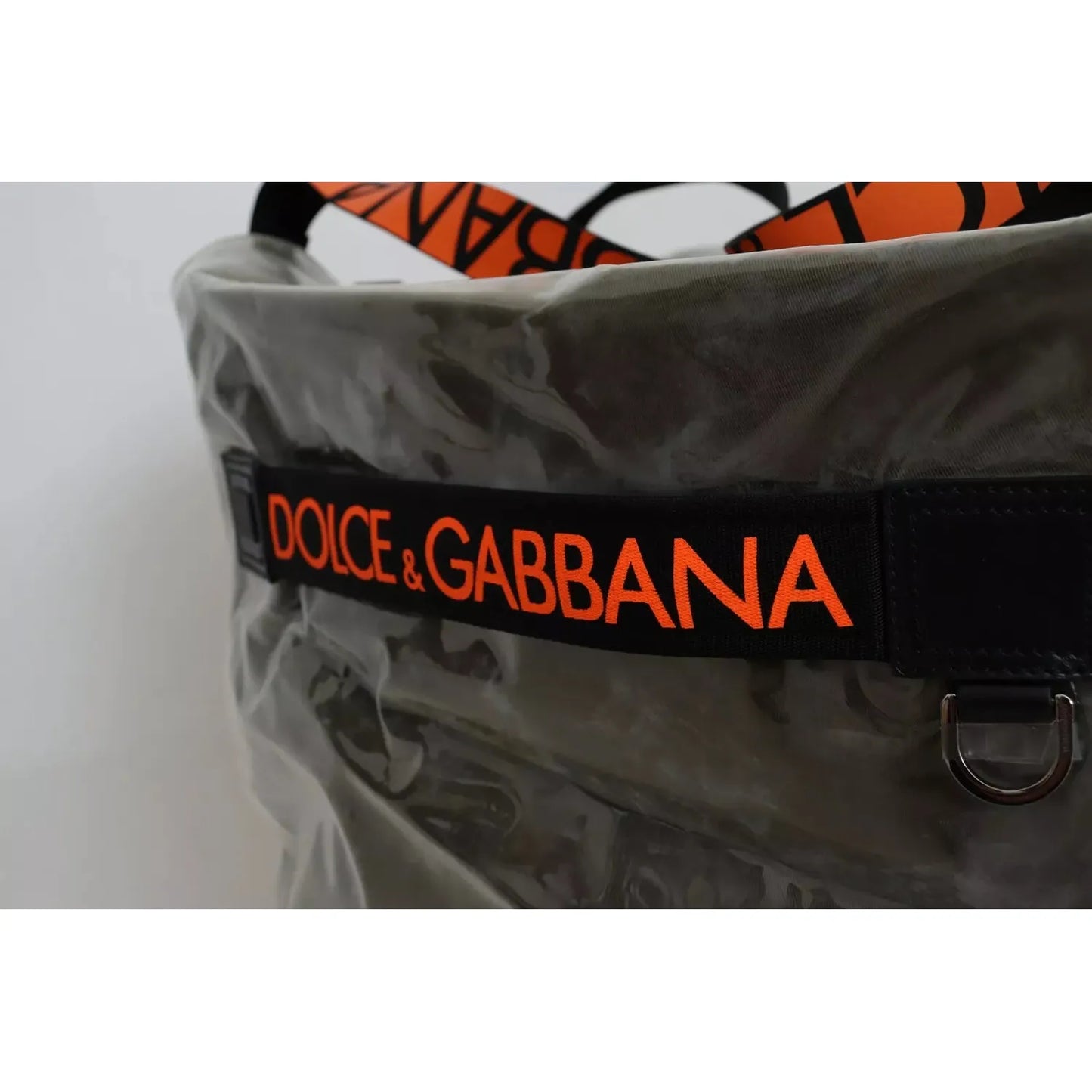 Dolce & Gabbana Green Fashion Expression Oversized Plastic Tote Bag BAG4336