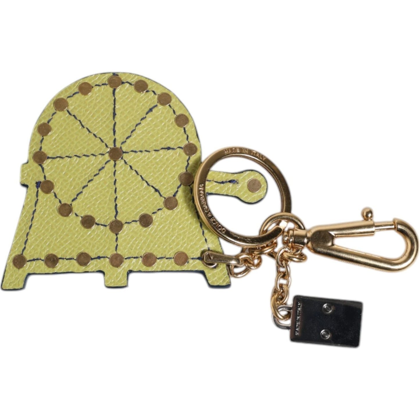 Dolce & Gabbana Multicolor Gold Tone Carretto Keychain Keyring