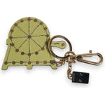 Dolce & Gabbana Multicolor Gold Tone Carretto Keychain Keyring