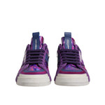 Dolce & Gabbana Purple Leather DG Logo Low Top Sneakers Shoes LA12539-36.5