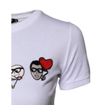 Dolce & Gabbana White #DGFAMILY Cotton Embroidery T-shirt TSH87265-36