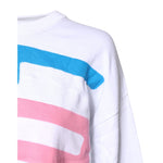 Love Moschino White Graphic Print Cotton Long Sleeves T-shirt TSH878604-42