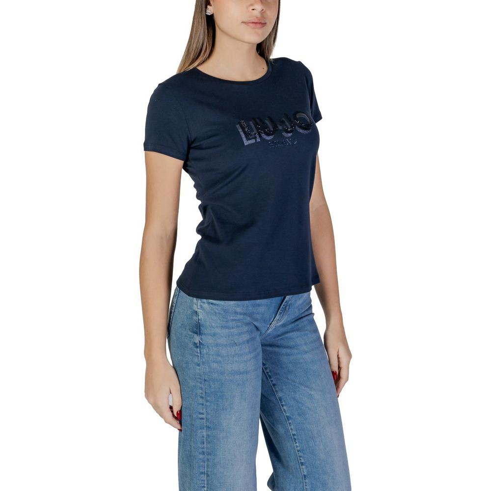 Liu Jo Blue Cotton Tops & T-Shirt
