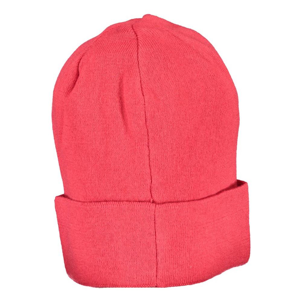 North Sails red cotton men's cap featuring iconic logo, offering sporty style and comfort.