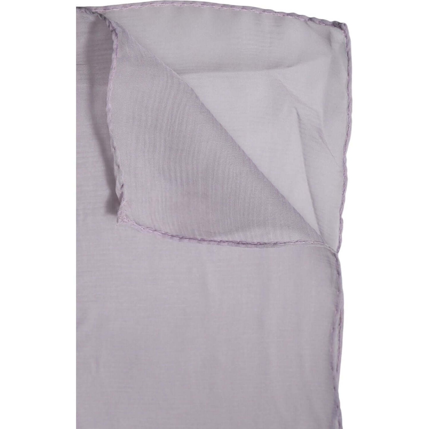 Dolce & Gabbana purple silk wrap shawl scarf showing texture and stitching details, made in Italy, 120cm x 194cm.