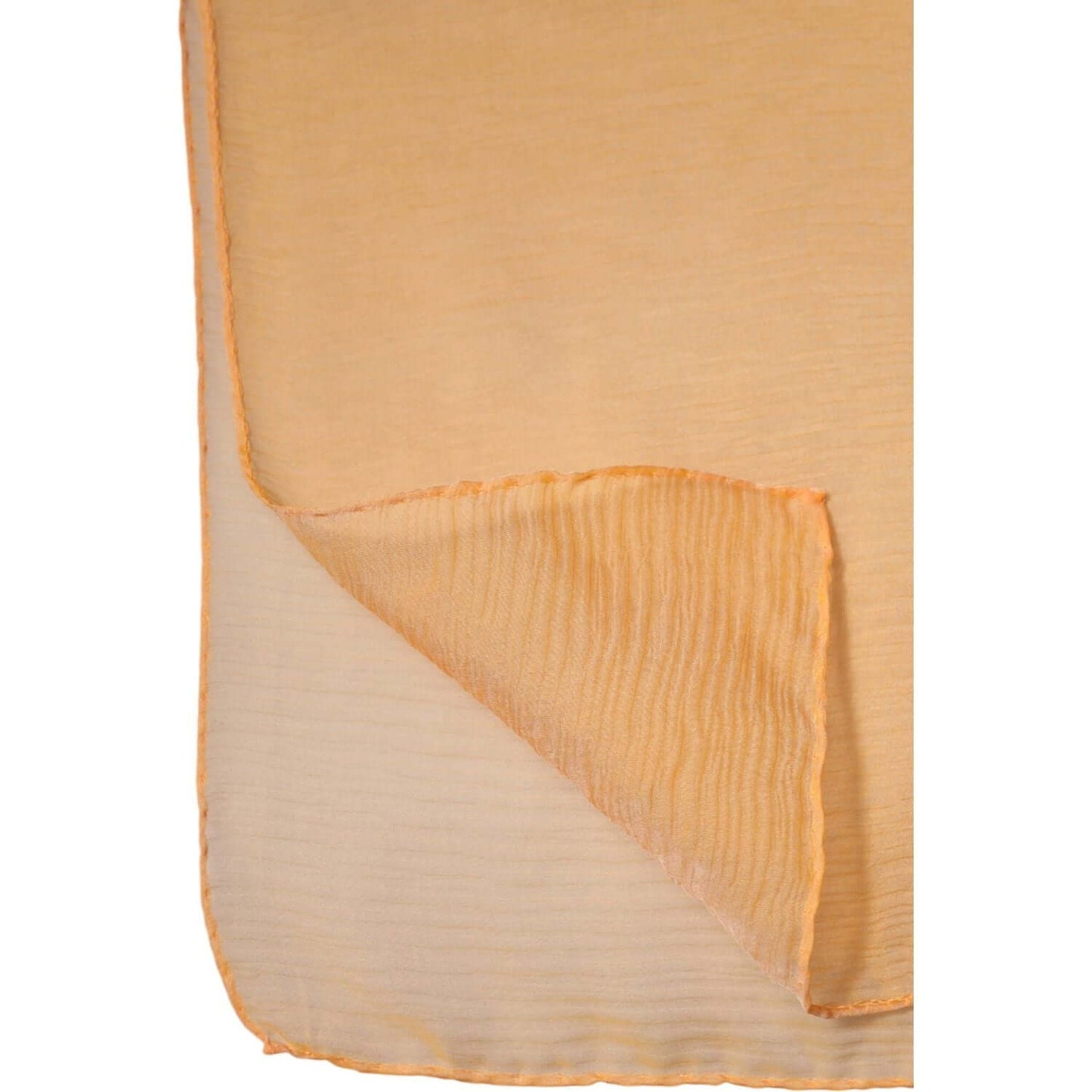 Dolce & Gabbana orange silk rectangle wrap shawl scarf, 135x200cm, luxurious Italian made, detailed stitching, lightweight fabric.