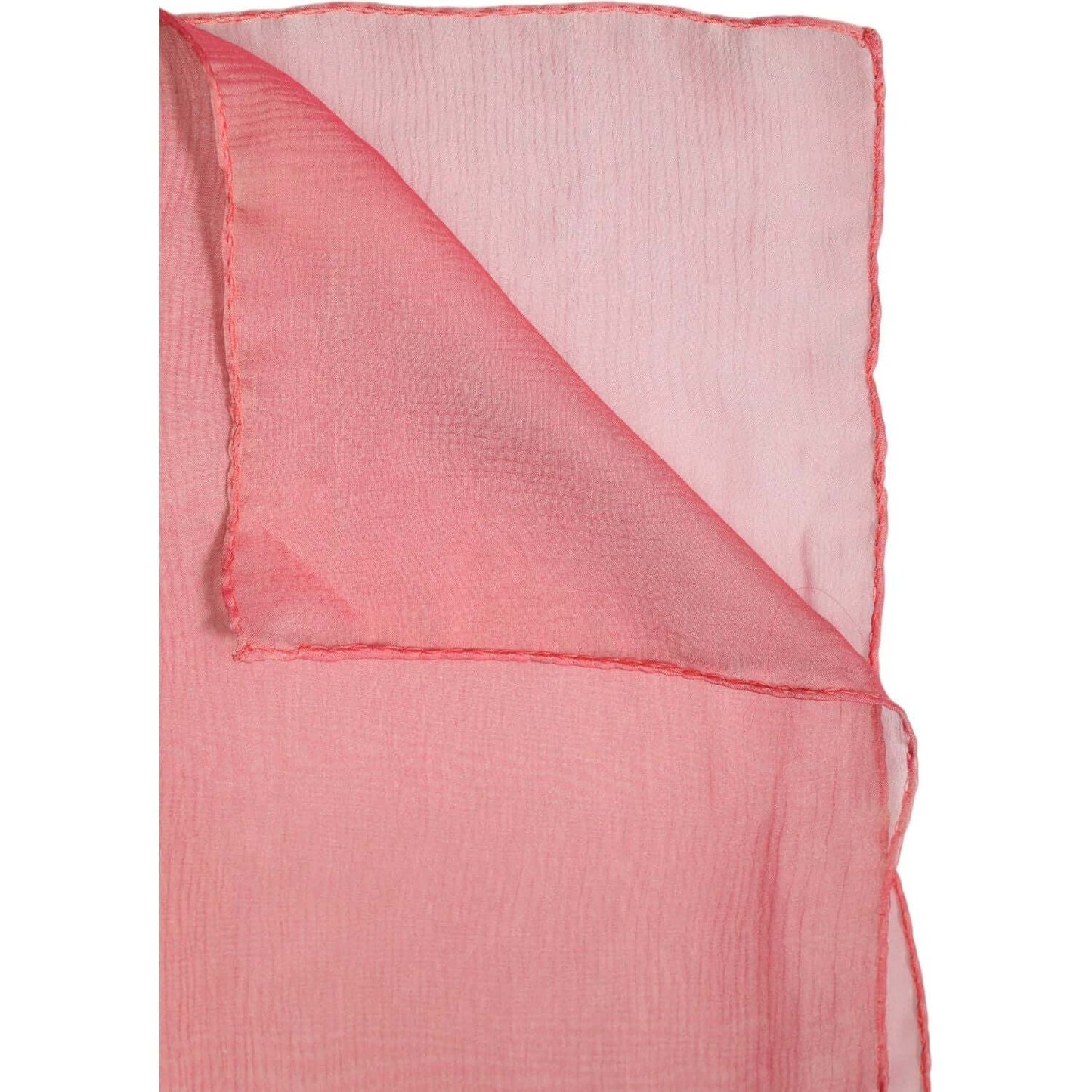 Dolce & Gabbana pink silk rectangle women’s wrap shawl scarf, elegant and lightweight, made in Italy, 130cm x 200cm.