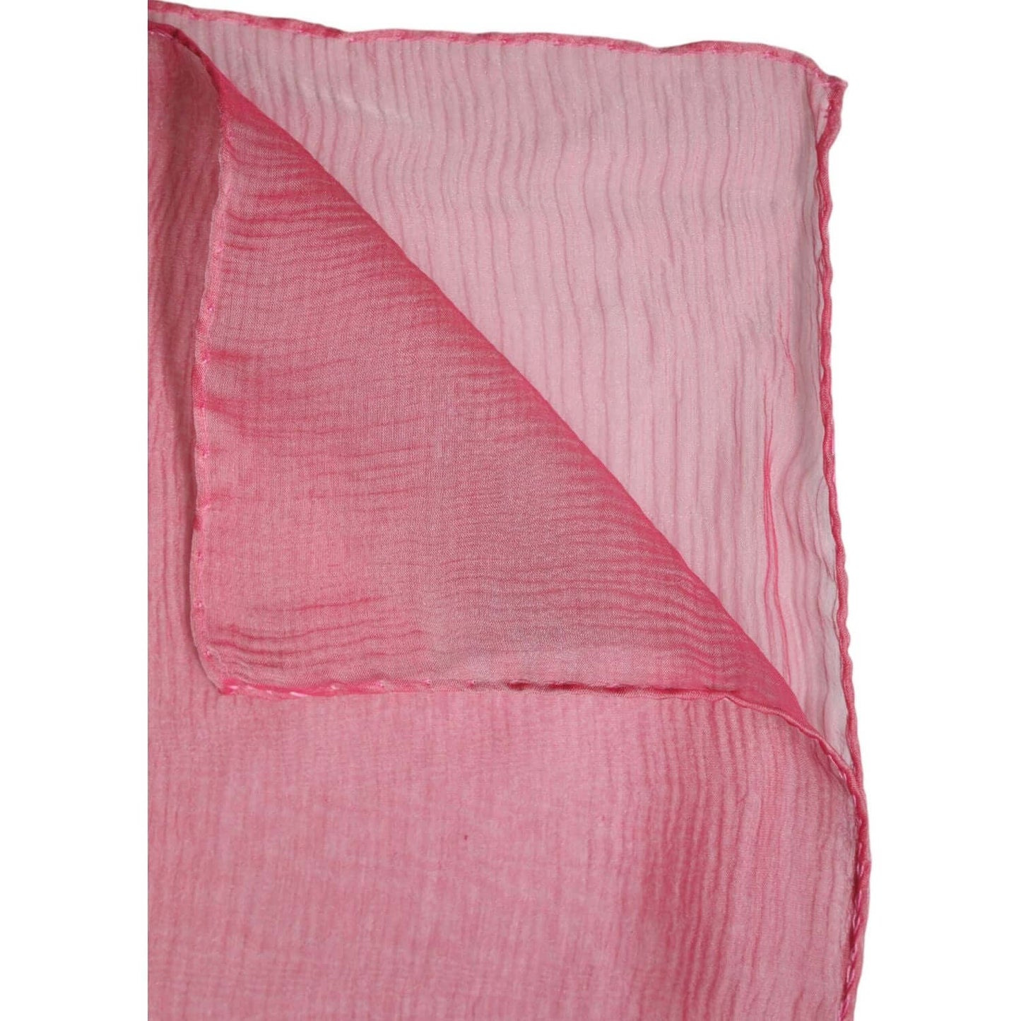 Dolce & Gabbana pink silk wrap shawl scarf for women, luxurious lightweight design with logo, 135cm x 200cm, made in Italy.
