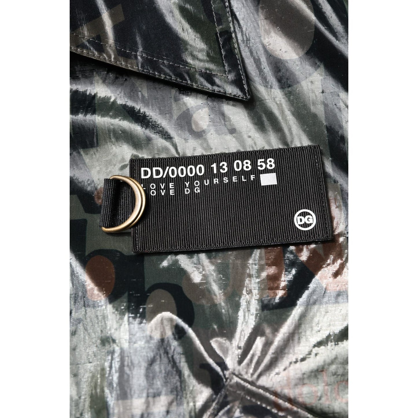Dolce & Gabbana Green DG Logo Print Bomber Full Zip Jacket JKT4122-50