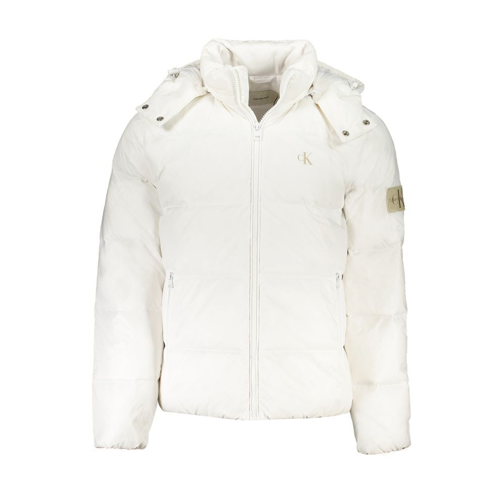 Calvin Klein White Polyamide Jacket CA-31474-XXL