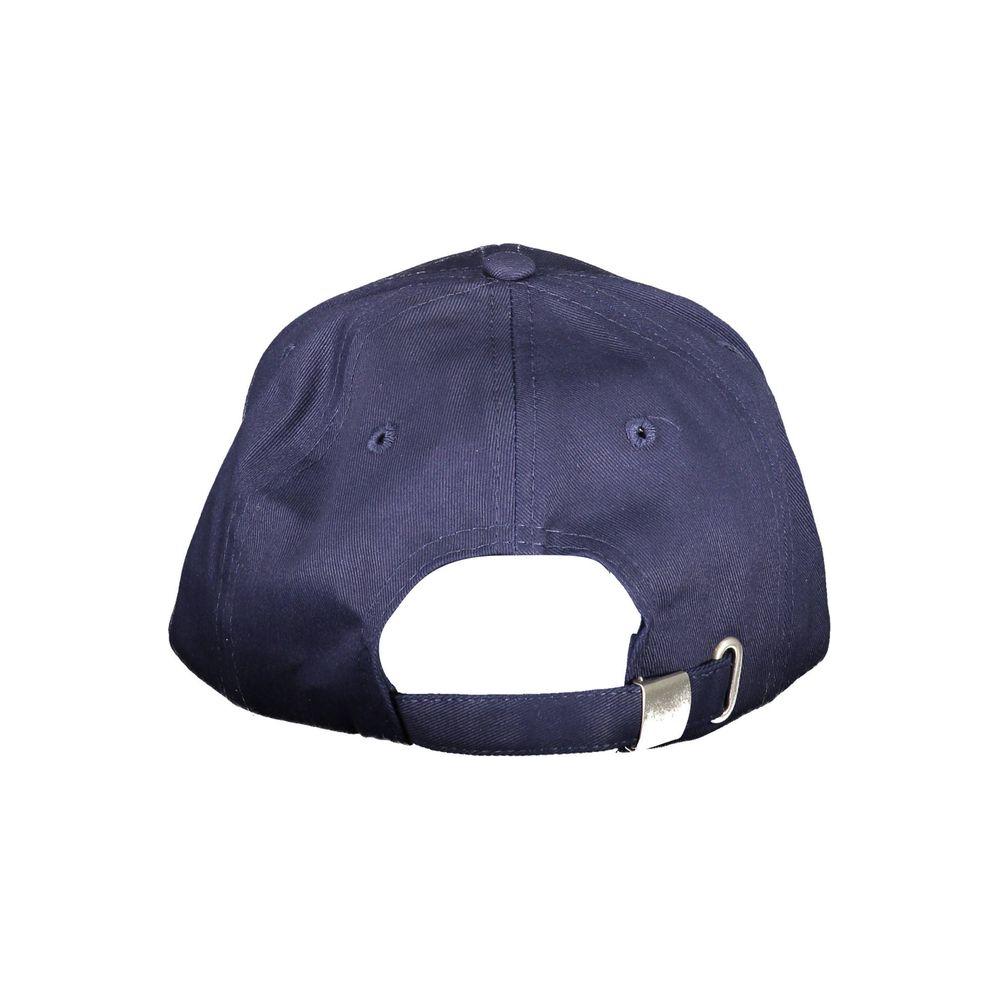 Back view of Norway 1963 Blue Cotton Cap with adjustable strap and embroidery logo.