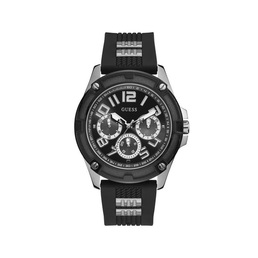 Guess Black Synthetic Sport Watch
