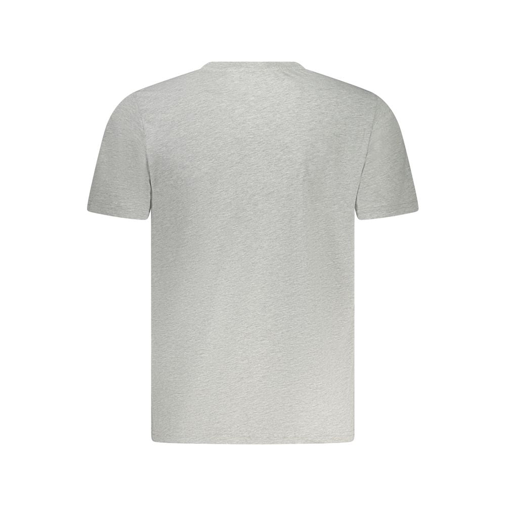 Back view of North Sails brown cotton men's t-shirt showcasing simplicity and comfort.
