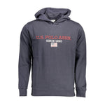 U.S. POLO ASSN. Blue Cotton Men Sweater US-37261-M