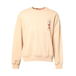 Dolce & Gabbana Beige Cherry Print Crew Neck Pullover Sweater TSH90300-54