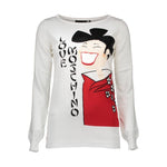 Love Moschino White Other Fibres Women Sweater LO-3786-40
