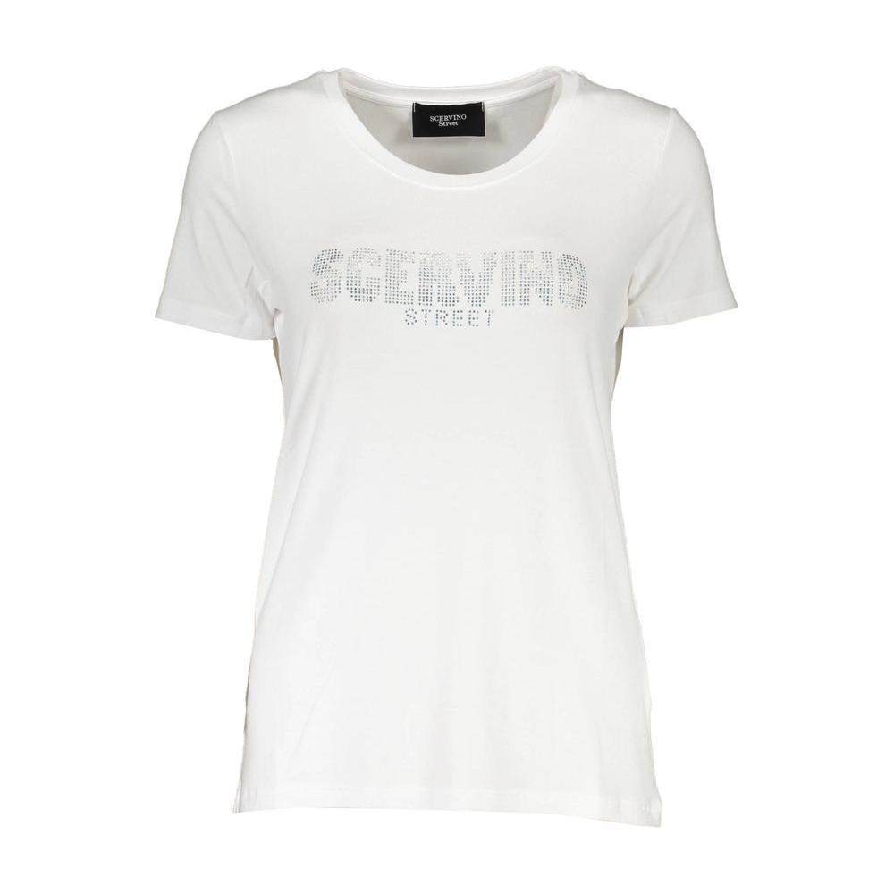 Scervino Street White Elastane Women Top