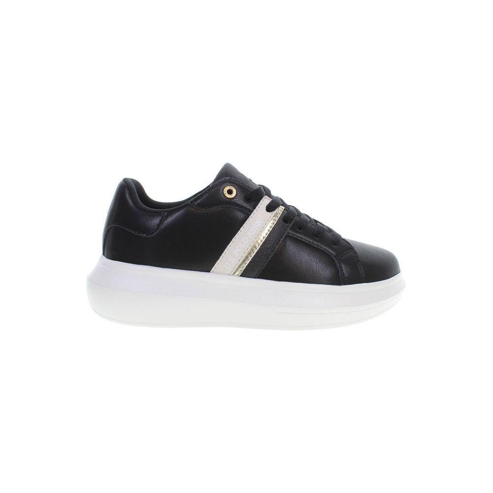 U.S. POLO ASSN. Black Polyester Women Sneaker US-19382-EU36/US6