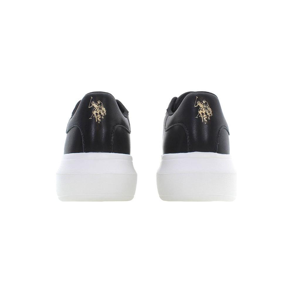 U.S. POLO ASSN. Black Polyester Women Sneaker US-19382-EU36/US6