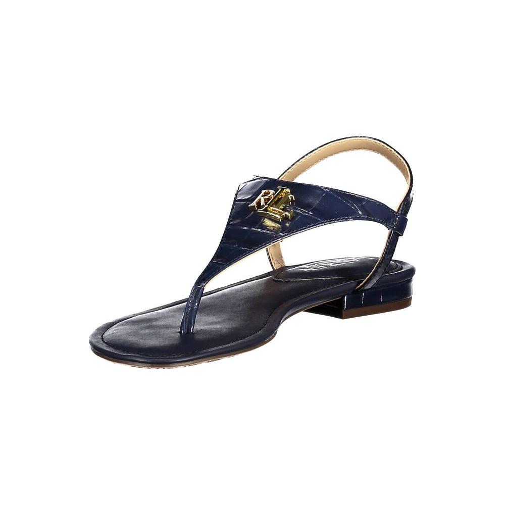 Ralph Lauren Blue Leather Sandal