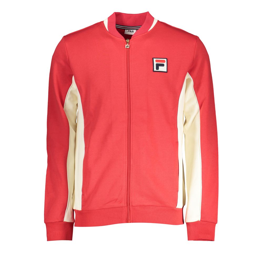 Fila Elegant Long Sleeve Zip Sweatshirt in Pink FI-28763-S