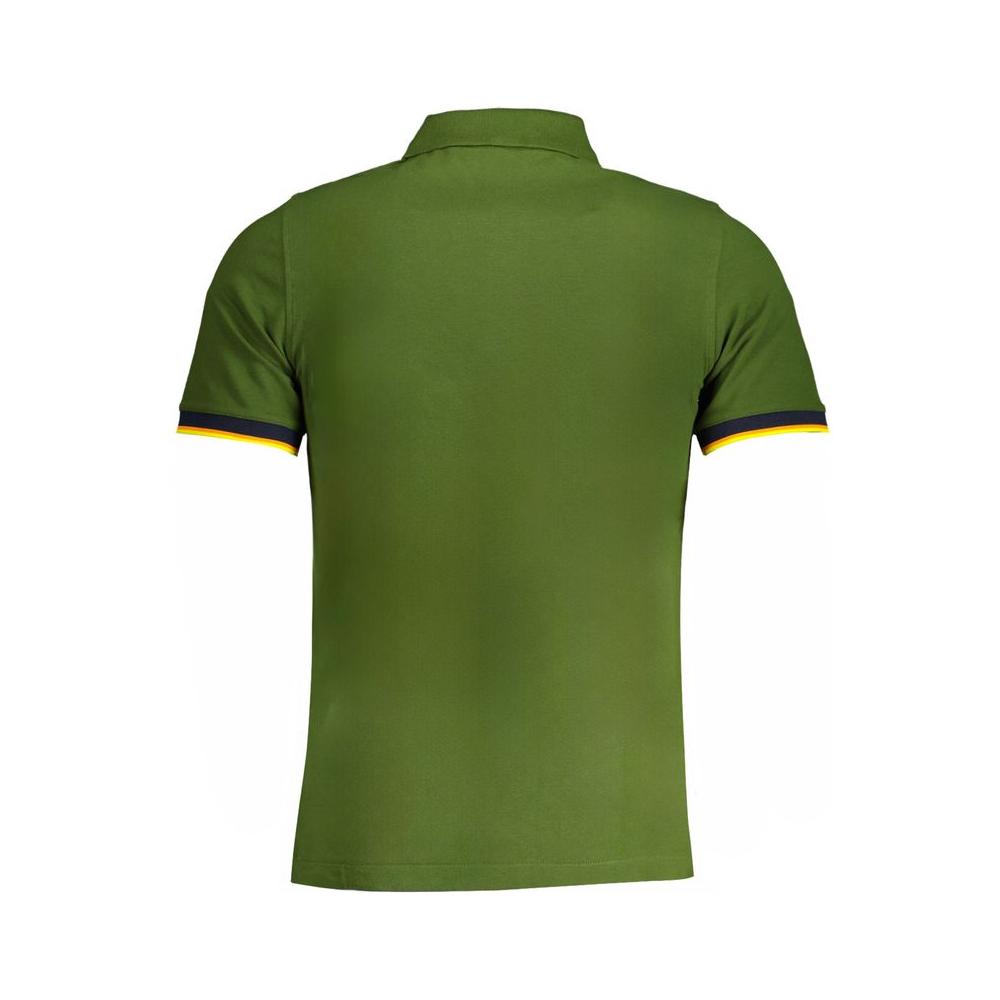 K-WAY Green Cotton Polo Shirt