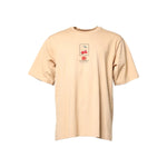 Dolce & Gabbana Beige Cotton Logo Print Crew Neck T-shirt THS90363-54