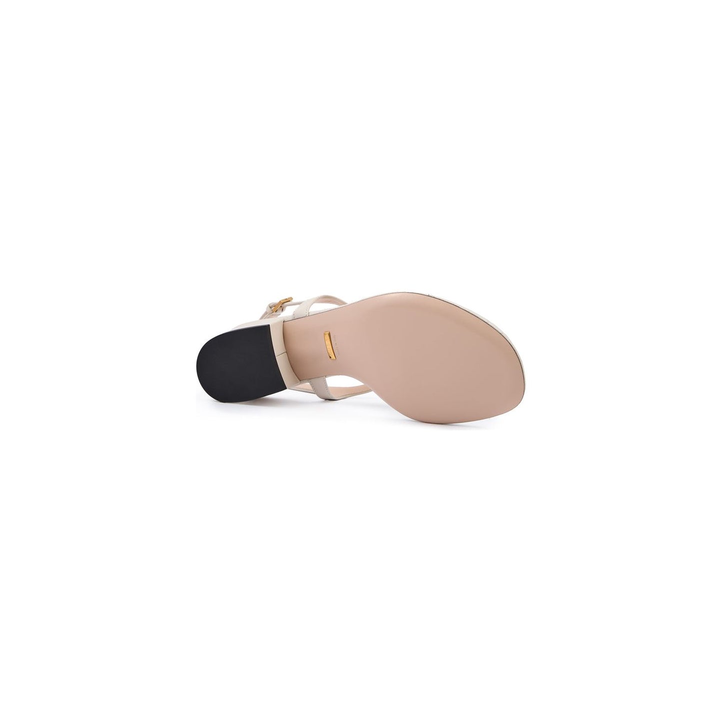 Gucci Mystic White Nappa Charlotte Leather Sandals
