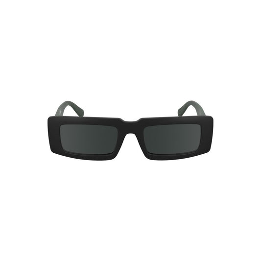 Calvin Klein Black Bio-Based Fabric Men Sunglasses