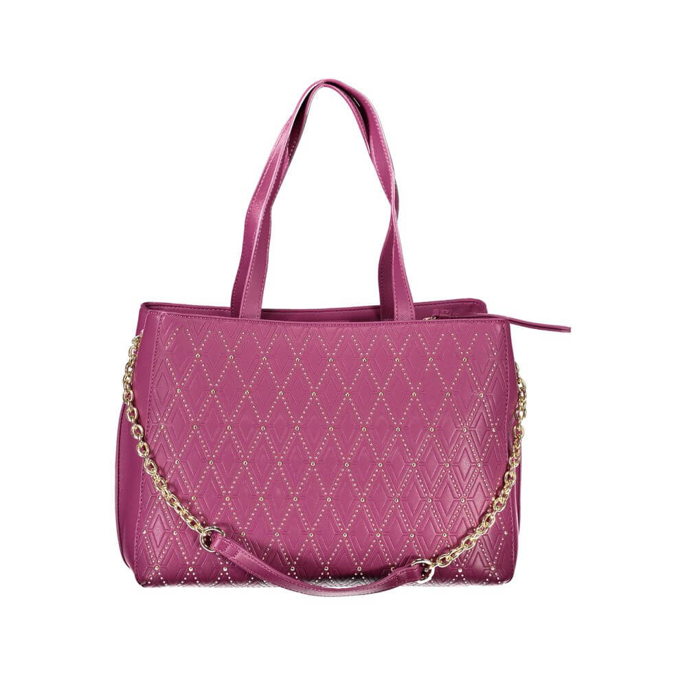 Mario Valentino Purple Polyethylene Handbag