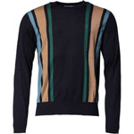 Dolce & Gabbana Multicolor Stripes Crew Neck Pullover Sweater