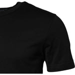 Dolce & Gabbana Black Cotton Short Sleeves Round Neck T-shirt