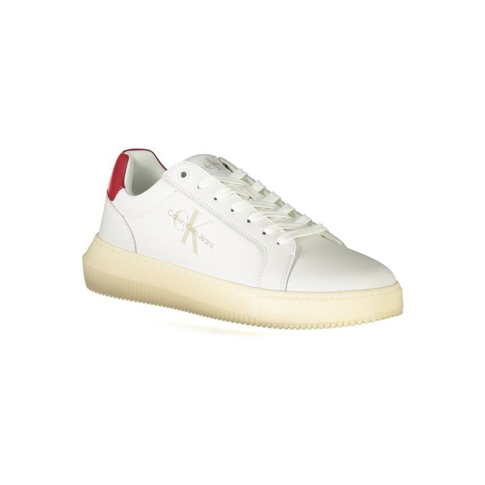 Calvin Klein White Polyester Sneaker