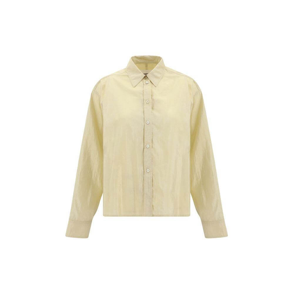 Jil Sander Satin Shirt JI-J40DL0165J70003265-IT36 | XS