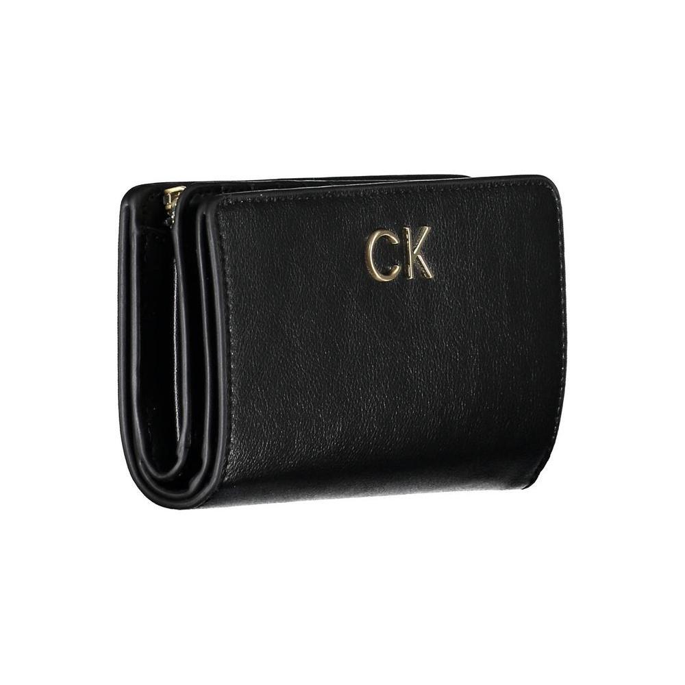 Calvin Klein Black Polyethylene Women Wallet CA-22433