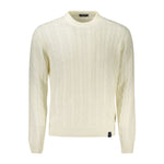North Sails White Wool Men Sweater NO-32955-XL
