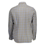 U.S. POLO ASSN. Blue Cotton Men Shirt US-16877-L