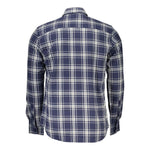 North Sails Blue Cotton Men Shirt NO-23730-M