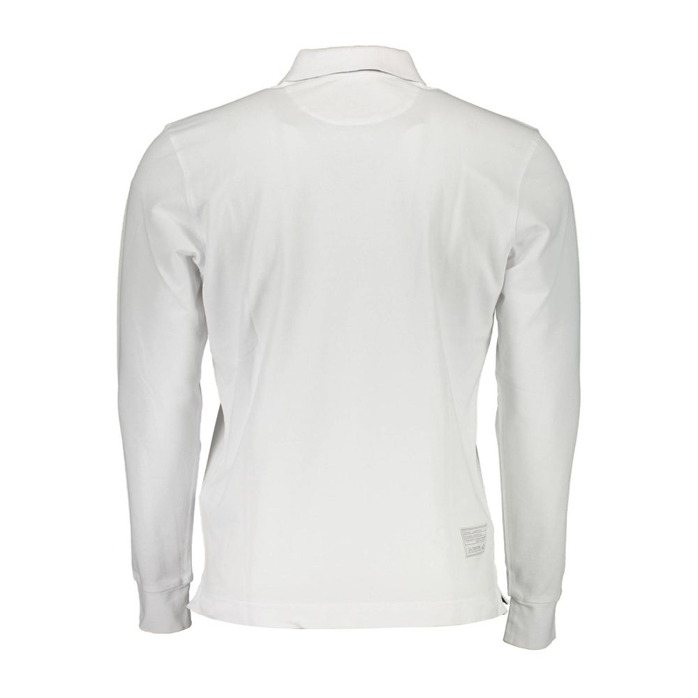 La Martina White Cotton Polo Shirt