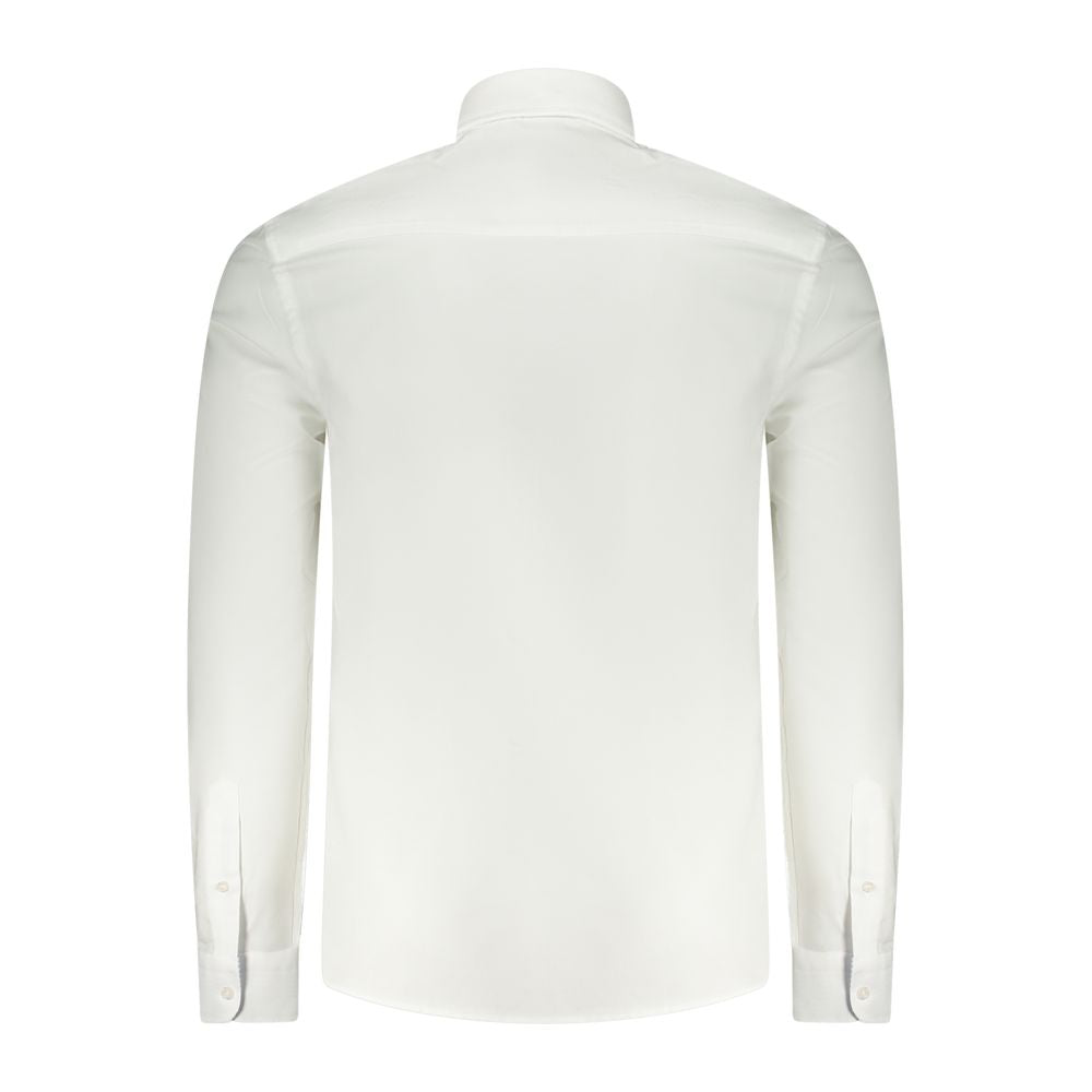 North Sails White Cotton Men Shirt NO-35801-S