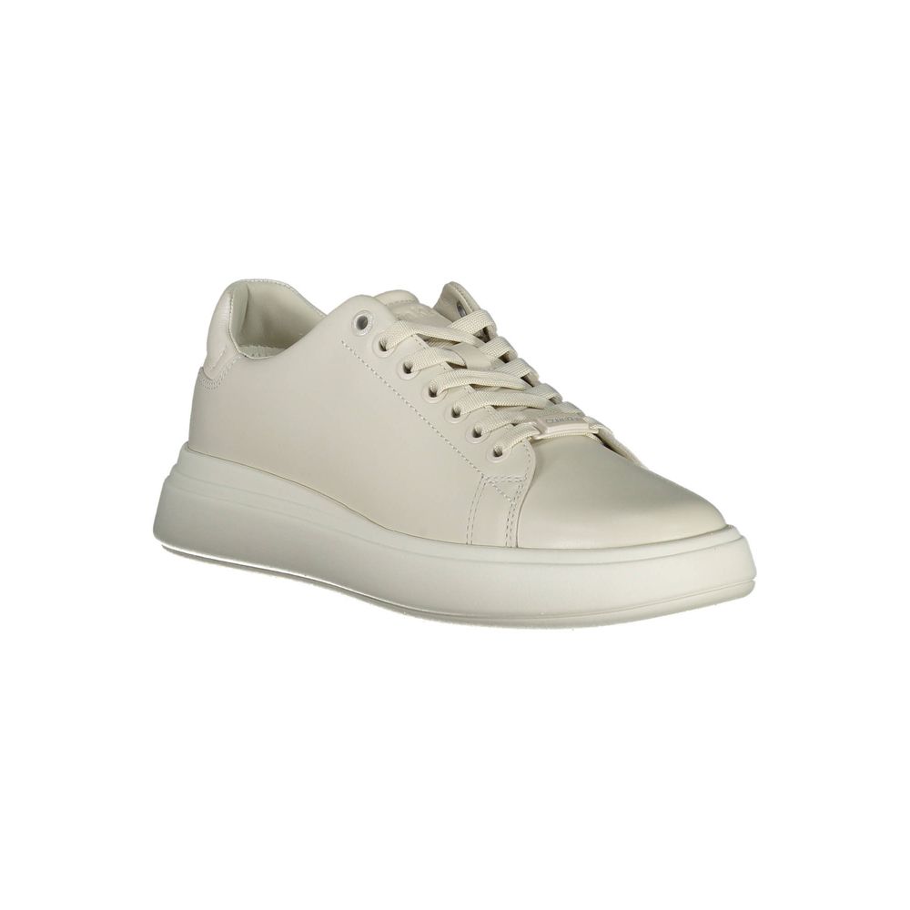 Calvin Klein Beige Polyester Sneaker