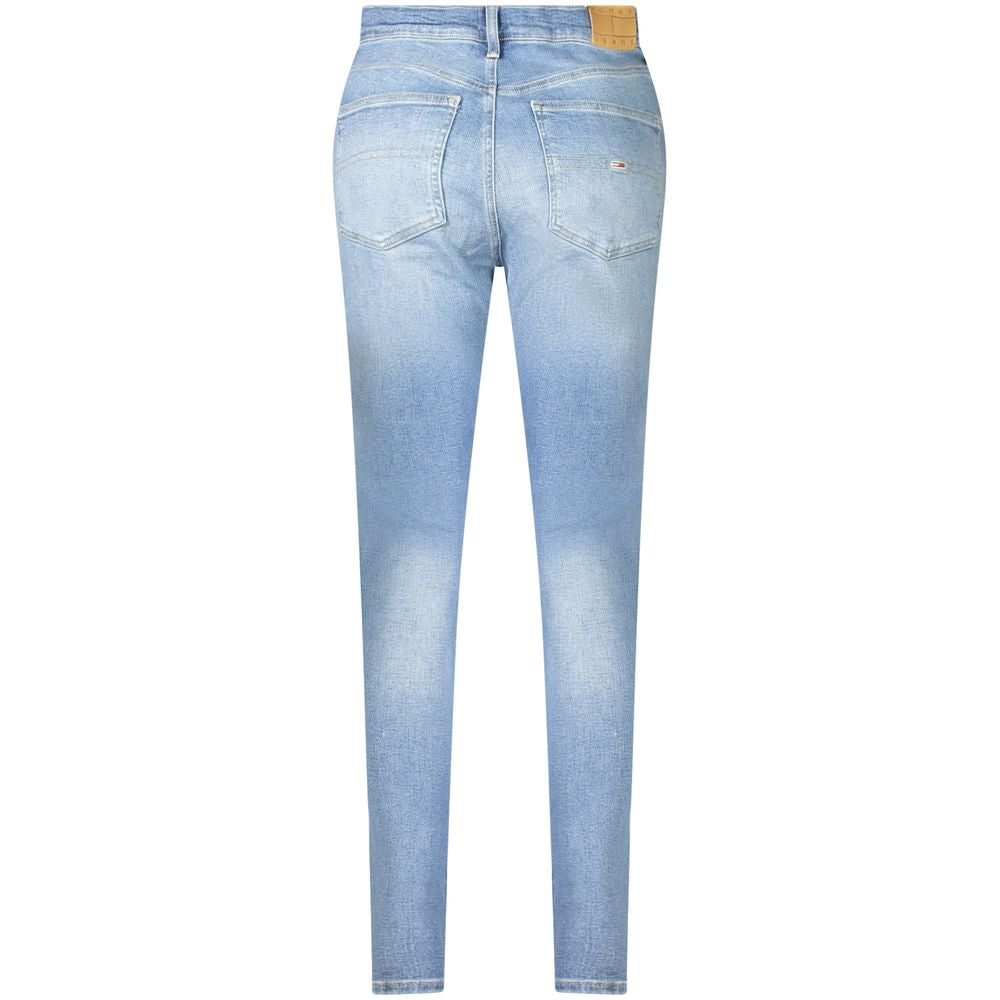 Tommy Hilfiger Blue Cotton Women Jeans TO-36233-W25 | L32