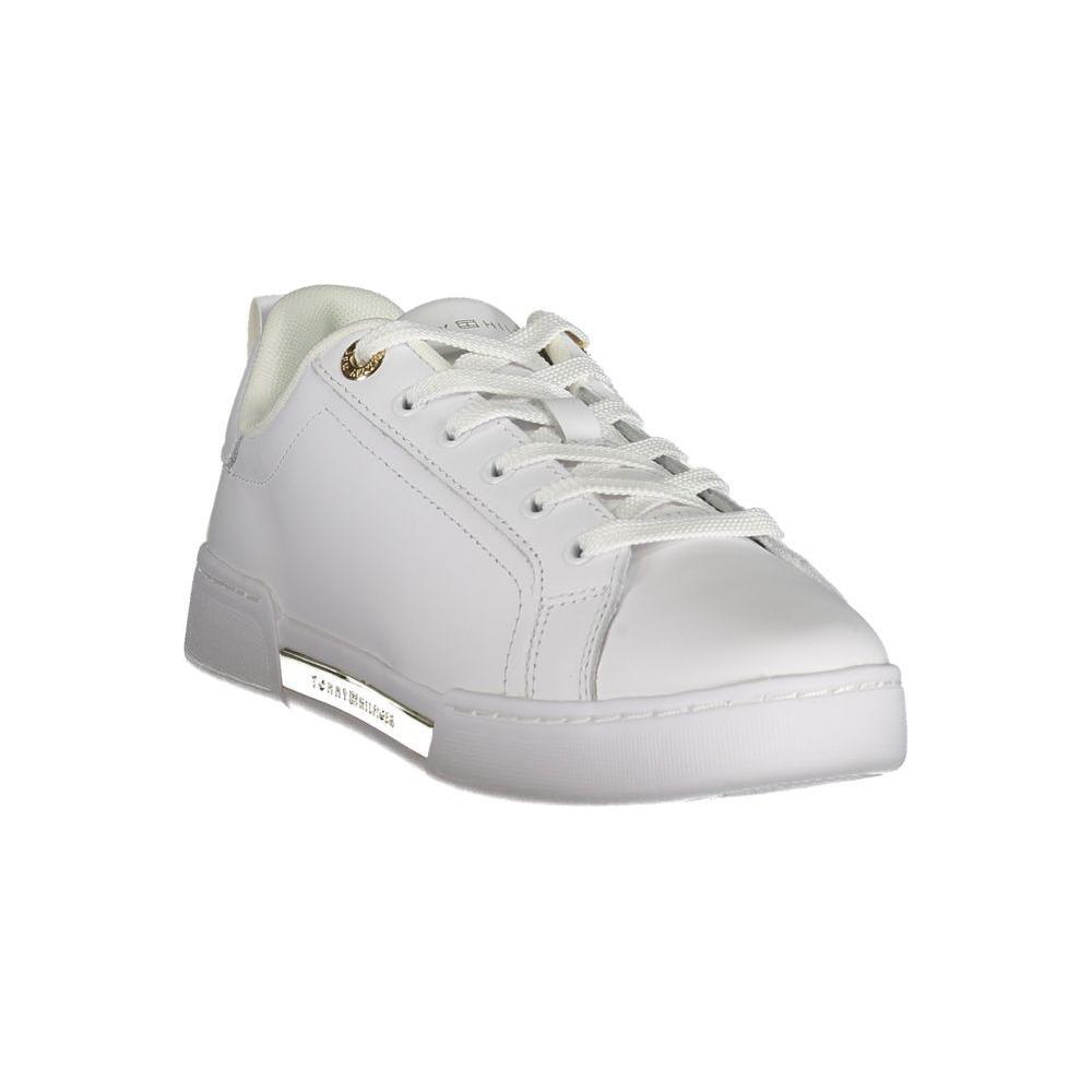 Tommy Hilfiger Chic White Lace-Up Sneakers with Contrast Detail TO-27120-EU36/US6