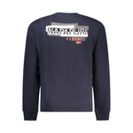 Napapijri Blue Cotton Men Sweater