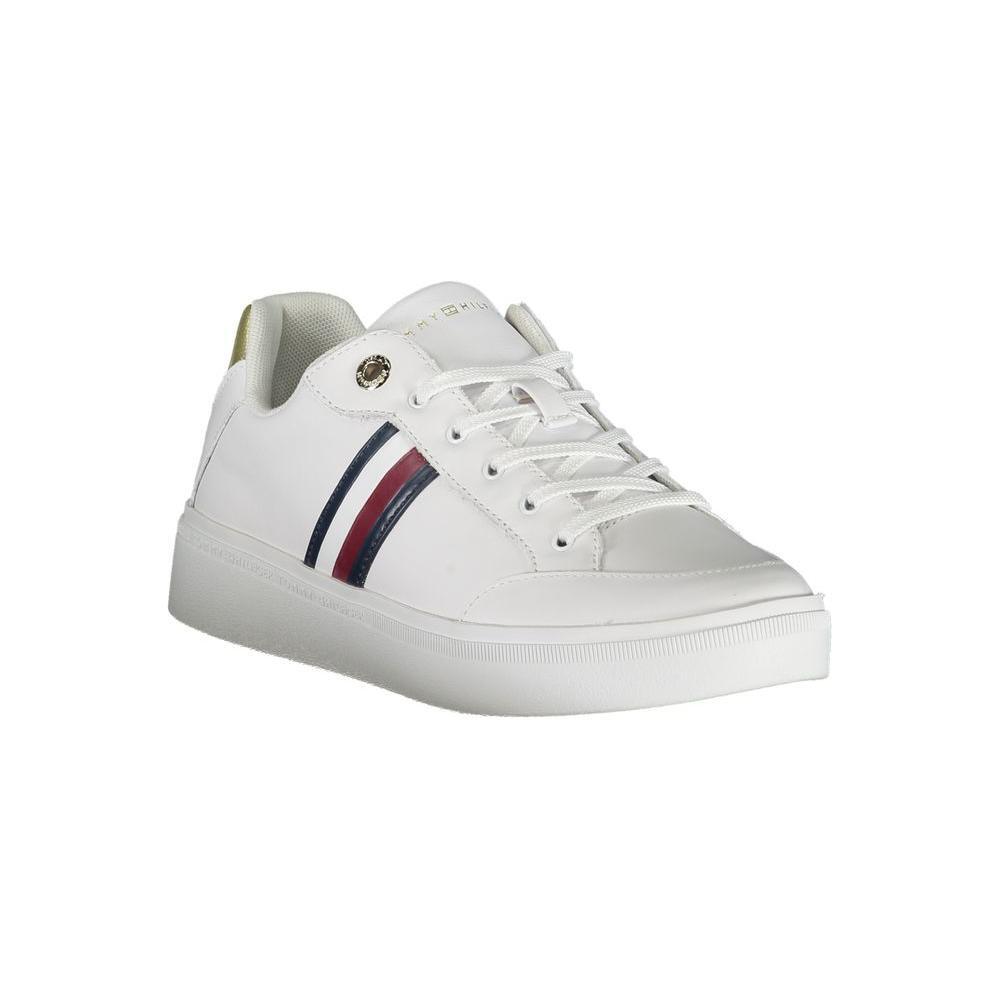 Tommy Hilfiger White Leather Women Sneaker TO-25010-EU38/US8