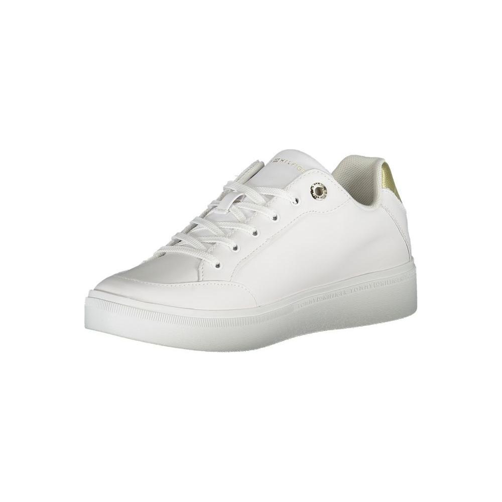 Tommy Hilfiger White Leather Women Sneaker TO-25010-EU38/US8