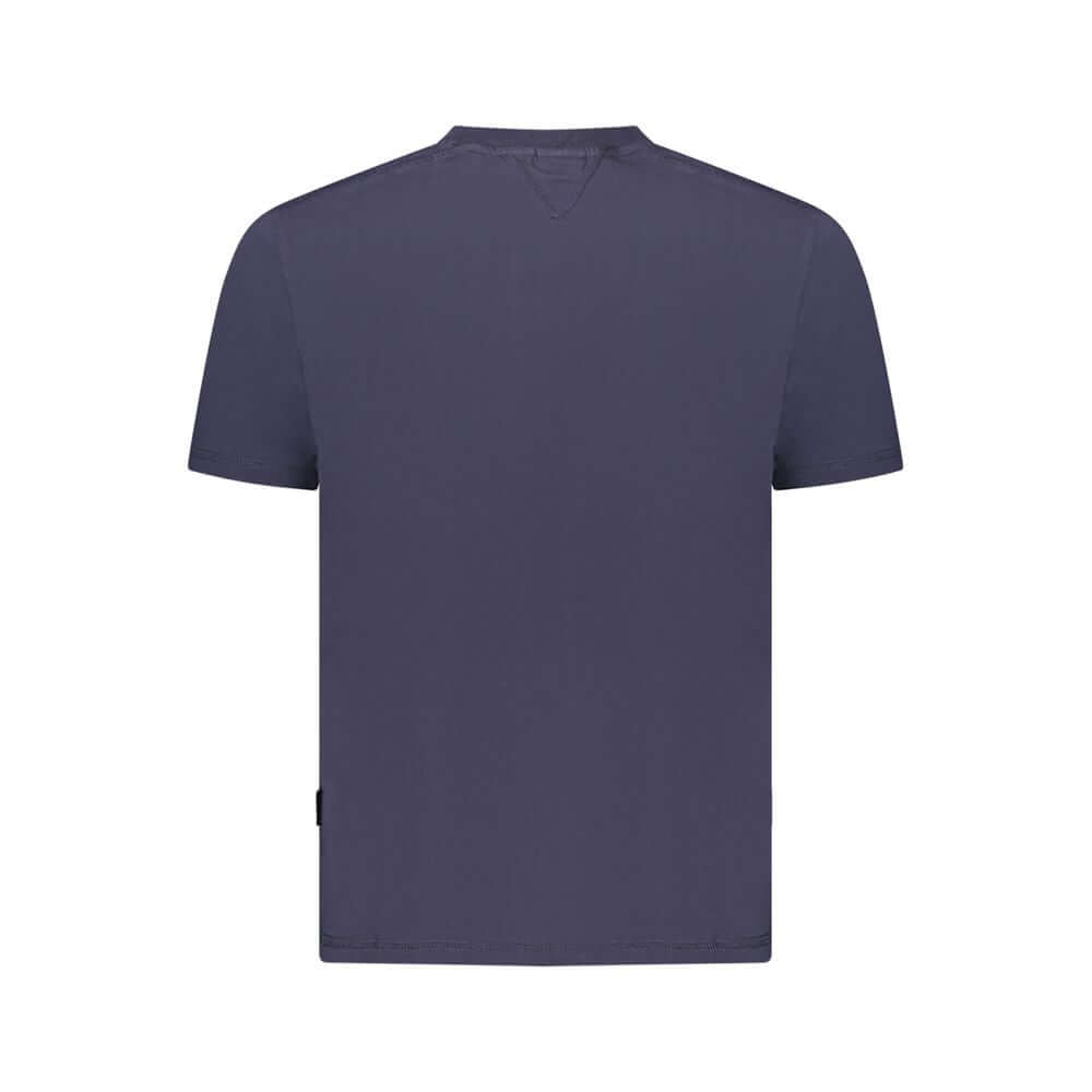 Napapijri Blue Cotton Men T-Shirt