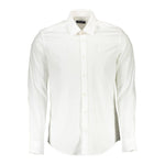 North Sails White Cotton Men Shirt NO-37816-M
