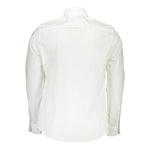 North Sails White Cotton Men Shirt NO-37816-M